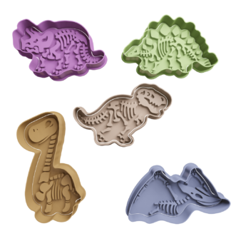 Set Fosiles de Dinosaurios Cortador de Galletas