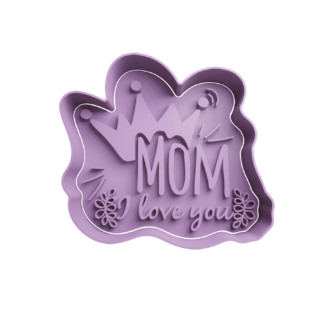 Mom Love You Cortador de Galletas