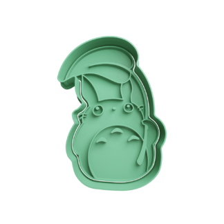 Chu Totoro con Hoja Cortador de Galletas